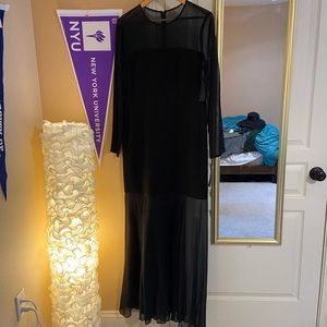 NWOT DKNY dress with mesh top and bottom